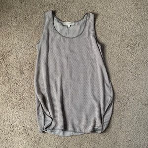 Loft geometric tunic tank size small